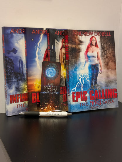 SIGNED PAPERBACKS: Books 1 to 4 of the Magi Saga: Out-of-Print