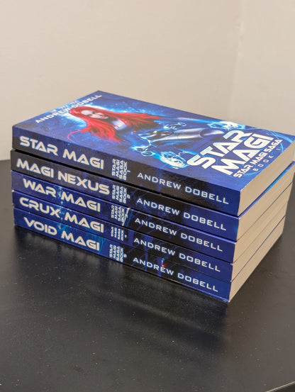 SIGNED PAPERBACKS | Star Magi Saga, Full Series, Out of Print covers