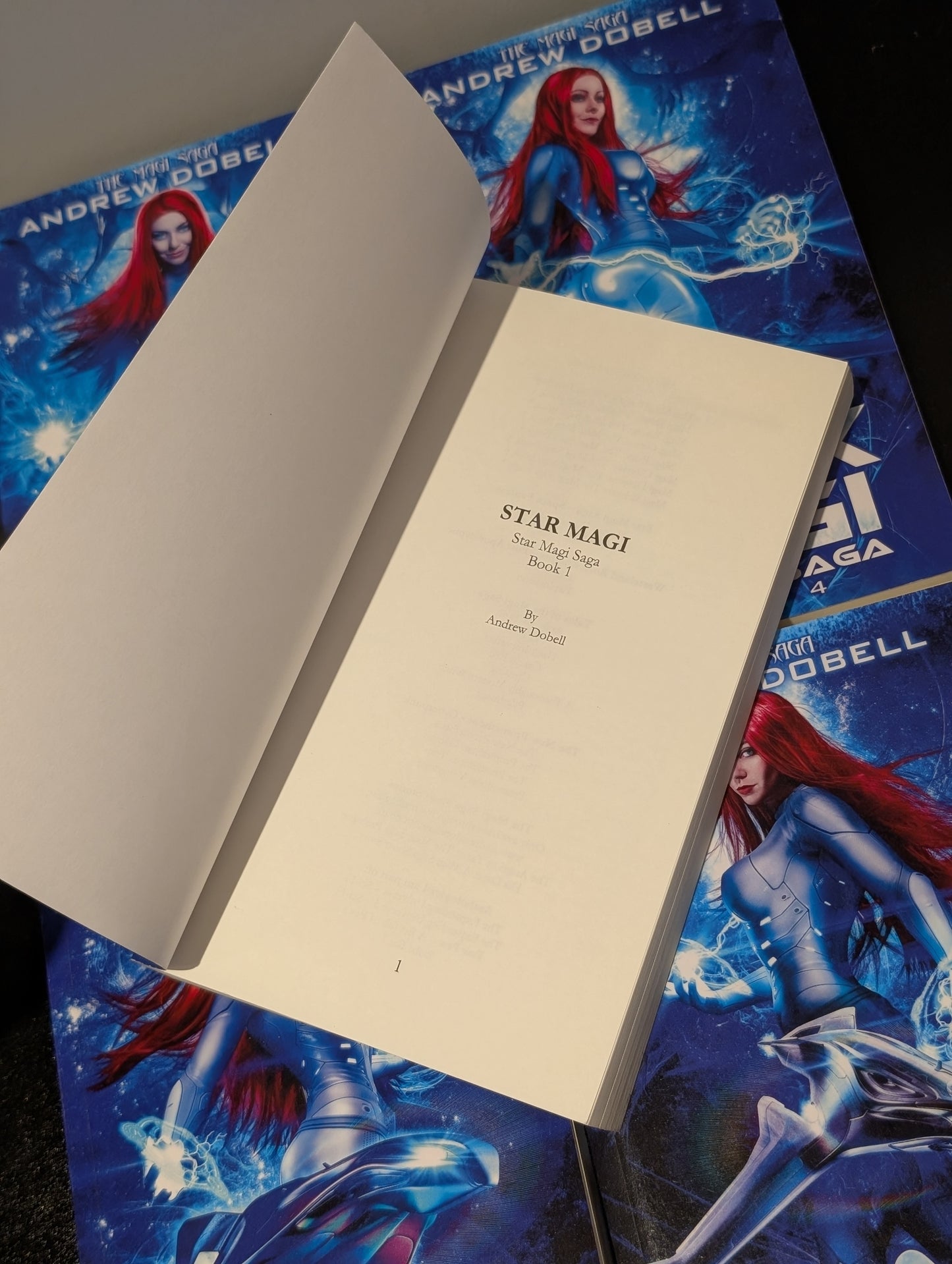 SIGNED PAPERBACKS | Star Magi Saga, Full Series, Out of Print covers